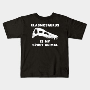 Elasmosaurus is my spirit animal Kids T-Shirt